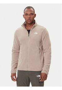 The North Face Polar Glacier NF0A8D0R Beżowy Regular Fit. Kolor: beżowy. Materiał: syntetyk
