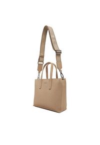 Calvin Klein Torebka Ck Must Small Tote_Mono K60K613023 Brązowy. Kolor: brązowy. Materiał: skórzane