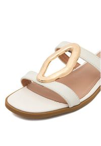 MEXX Klapki EO-WS5037-01 Biały. Kolor: biały. Materiał: skóra #5