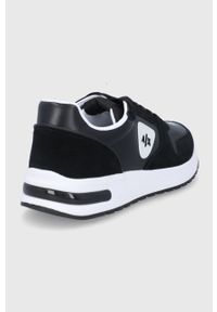 Armani Exchange buty XUX125.XV539.00002 kolor czarny. Nosek buta: okrągły. Zapięcie: sznurówki. Kolor: czarny. Materiał: guma #5