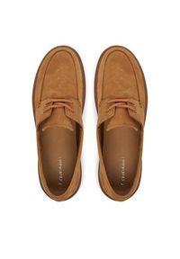 Calvin Klein Półbuty Hybrid Lace Up Boat Nu HM0HM01892 Brązowy. Kolor: brązowy. Materiał: zamsz, skóra #6