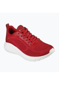 skechers - Buty damskie SKECHERS Bobs Squad Chaos Face Off. Kolor: czerwony