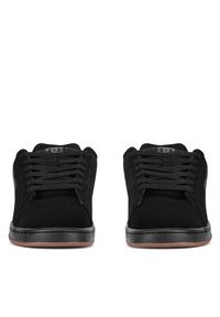 DC Shoes Sneakersy GAVELER ADYS100536-BGM Czarny. Kolor: czarny. Materiał: skóra