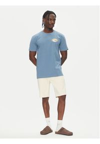 Quiksilver T-Shirt Ev Flower Chaos Ss EQYZT08050 Niebieski Regular Fit. Kolor: niebieski. Materiał: bawełna #5