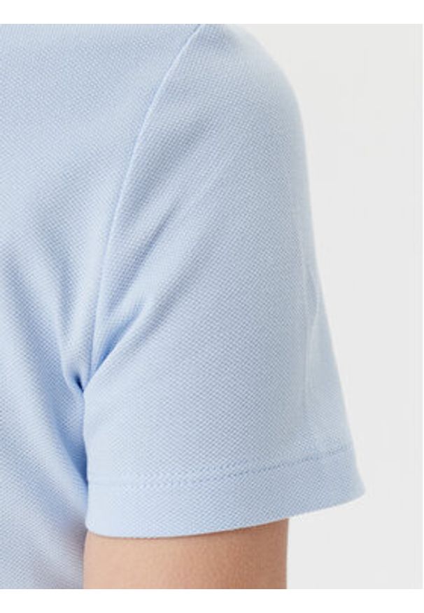 Tommy Jeans Polo Essential DW0DW20160 Błękitny Slim Fit. Typ kołnierza: polo. Kolor: niebieski. Materiał: bawełna