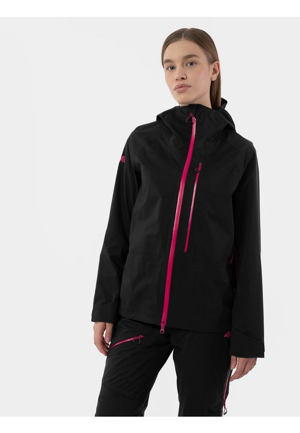 4f - 4F Kurtka skiturowa 4FPRO membrana DERMIZAX® 20 000 damska XS. Kolor: czarny. Materiał: hardshell, materiał, puch. Technologia: Dermizax. Sezon: zima. Sport: snowboard, narciarstwo