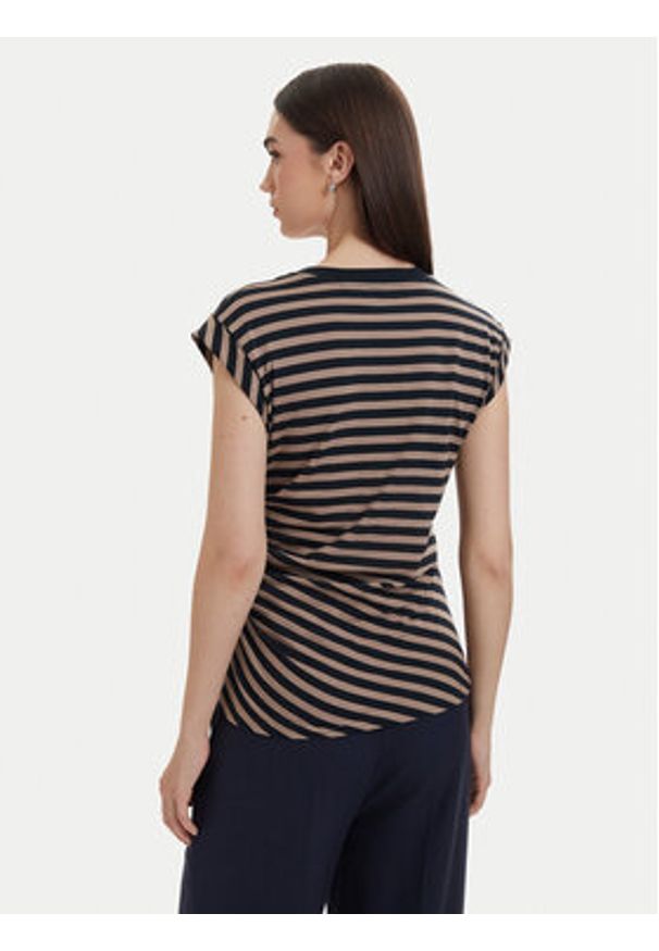 BOSS T-Shirt Epka_striped1 50574979 Kolorowy Regular Fit. Materiał: bawełna. Wzór: kolorowy