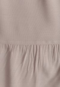 Renee - Beżowa Bawełniana Sukienka o Rozkloszowanym Kroju Bez Rękawów Gladea. Okazja: na co dzień, na randkę. Kolor: beżowy. Materiał: bawełna. Długość rękawa: bez rękawów. Sezon: lato, jesień. Typ sukienki: proste. Styl: casual, elegancki #8