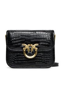 Pinko - PINKO Torebka Love Box Bag Fl Mini AI 25-26 PLTT 104297 A2OH Czarny. Kolor: czarny. Materiał: skórzane #6