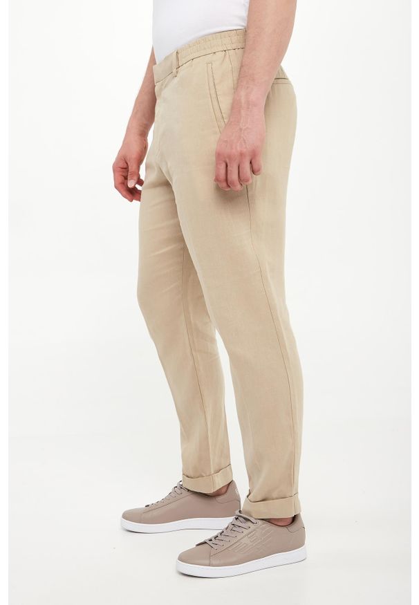 Liu Jo - Spodnie męskie lniane LIU JO. Materiał: len