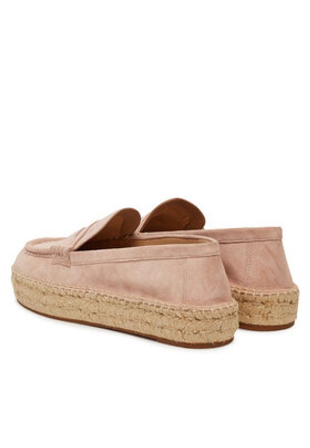 Lauren Ralph Lauren - LAUREN RALPH LAUREN Espadryle Luize 802953958009 Różowy. Kolor: różowy. Materiał: zamsz, skóra