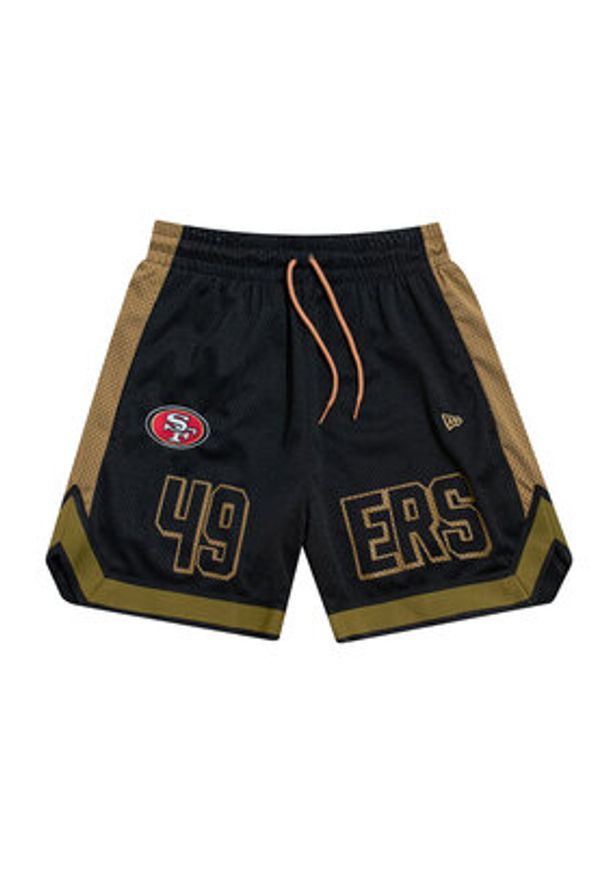 New Era Szorty sportowe NFL Saf49E Graphic 60596398 Czarny Regular Fit. Kolor: czarny. Materiał: syntetyk. Styl: sportowy