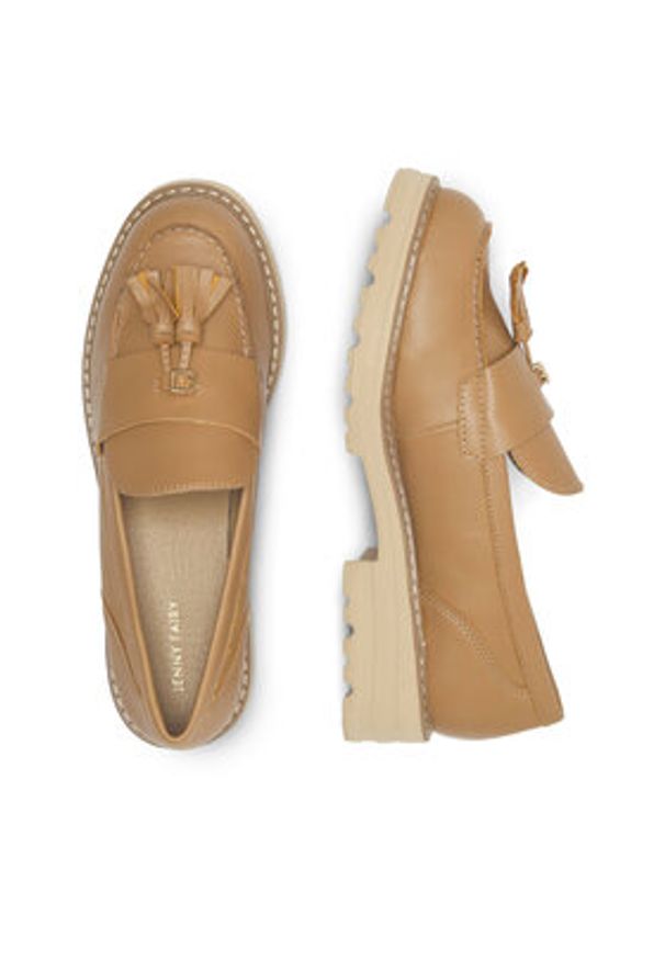 Jenny Fairy Loafersy Elga WYL3647-2 Brązowy. Kolor: brązowy. Materiał: syntetyk