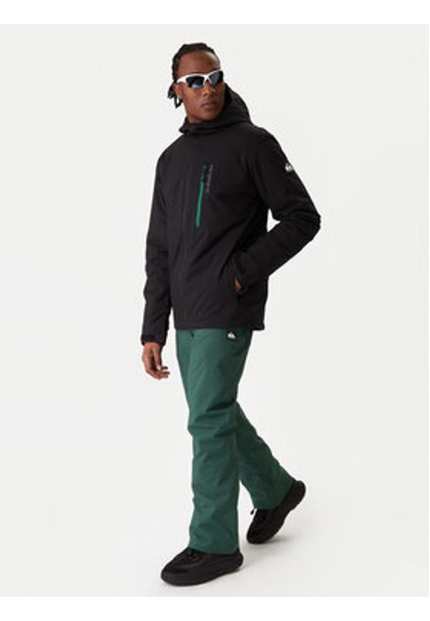 Quiksilver Kurtka snowboardowa Titano JK EQYTJ03513 Czarny Relaxed Fit. Kolor: czarny. Materiał: syntetyk. Sport: snowboard