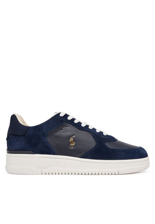 Polo Ralph Lauren Sneakersy 809973705002 Granatowy. Kolor: niebieski. Materiał: skóra, zamsz