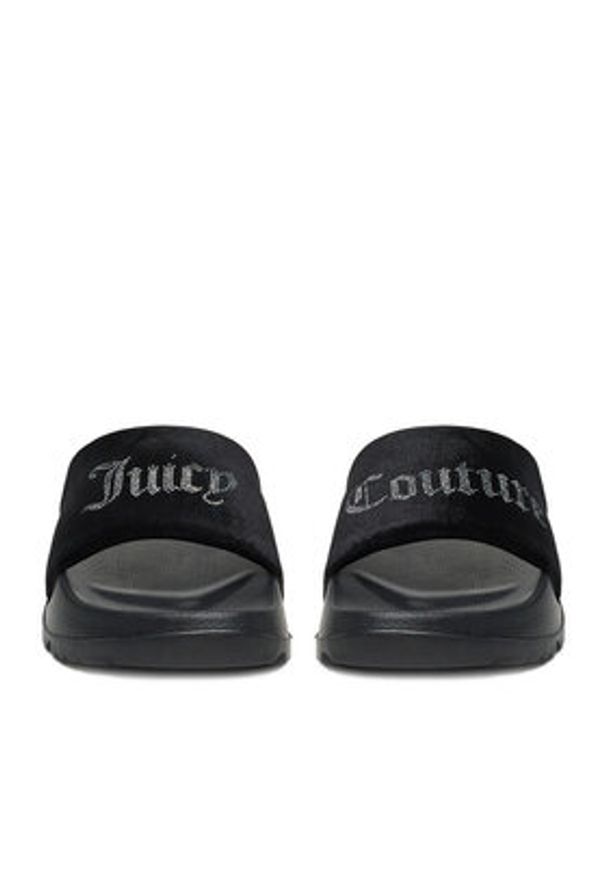 Juicy Couture Klapki PJC5 Czarny. Kolor: czarny. Materiał: materiał