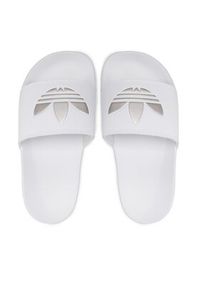 Adidas - adidas Klapki adilette Lite W GZ6197 Biały. Kolor: biały. Materiał: skóra #4
