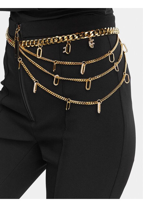 Elisabetta Franchi Pasek na talię CT-22B-62E2-V450 Złoty. Kolor: złoty