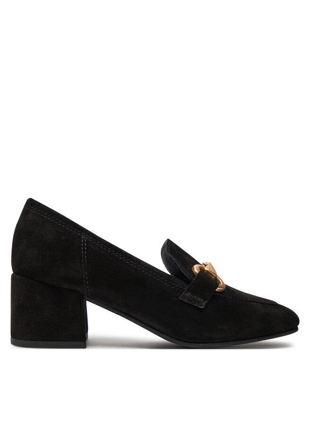 Loafersy Tamaris. Kolor: czarny