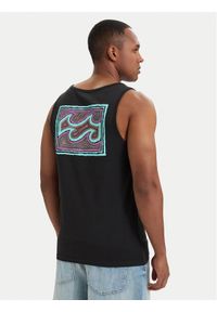 Billabong Tank top Crayon Wave EBYZT00302 Czarny Regular Fit. Kolor: czarny. Materiał: bawełna #1