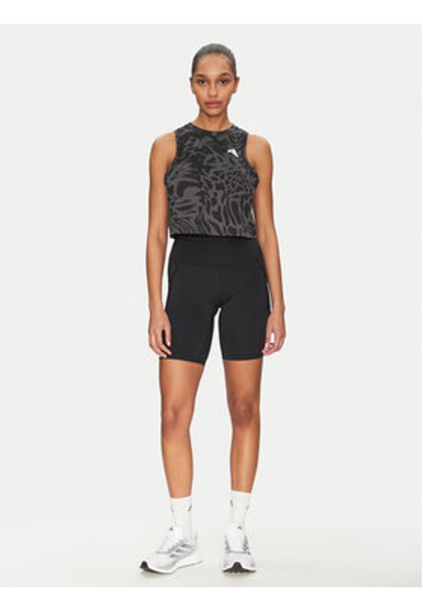 Adidas - adidas Koszulka techniczna Train Essentials Allover Print Workout JE6153 Czarny Regular Fit. Kolor: czarny. Materiał: syntetyk. Wzór: nadruk