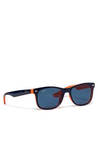 Ray-Ban Okulary przeciwsłoneczne Junior New Wayfarer 0RJ9052S 178/80 Granatowy. Kolor: niebieski #1