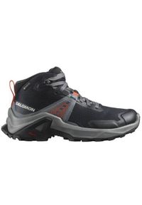 salomon - Buty trekkingowe damskie Salomon Raise Mid Gtx J Gore-tex. Wysokość cholewki: za kostkę. Kolor: czarny. Materiał: materiał, syntetyk. Szerokość cholewki: normalna