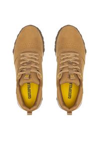 CATerpillar Sneakersy Hex Ready Low P726017 Brązowy. Kolor: brązowy. Materiał: nubuk, skóra
