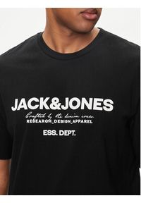 Jack & Jones - Jack&Jones T-Shirt Gale 12247782 Czarny Relaxed Fit. Kolor: czarny. Materiał: bawełna #4