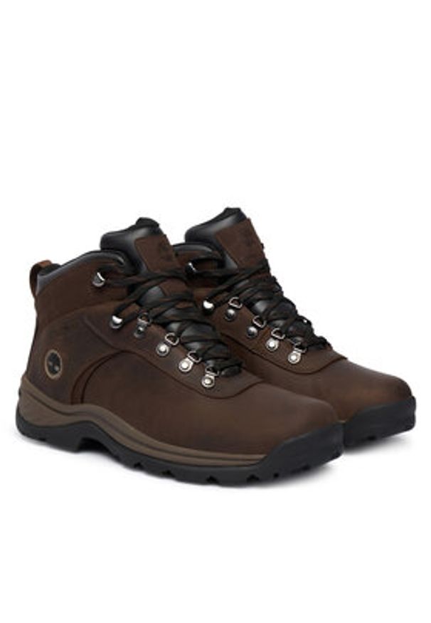 Timberland Trapery Flume Mid Wp TB1181282421 Brązowy. Kolor: brązowy. Materiał: skóra