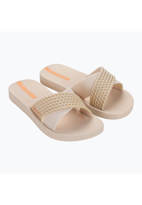 Klapki dziecięce Ipanema Street Kids. Kolor: beżowy. Styl: street