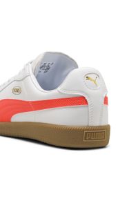 Puma - Buty piłkarskie KING 21 IT PUMA White Glowing Red. Kolor: czerwony, biały, wielokolorowy. Sport: piłka nożna