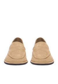 Gino Rossi - GINO ROSSI Lordsy EO-V2031-1-1 Beżowy. Kolor: beżowy. Materiał: skóra, zamsz #4