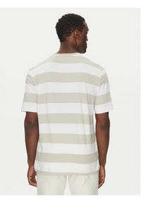 BOSS T-Shirt TalesStripe 50499334 Beżowy Relaxed Fit. Kolor: beżowy. Materiał: bawełna #3