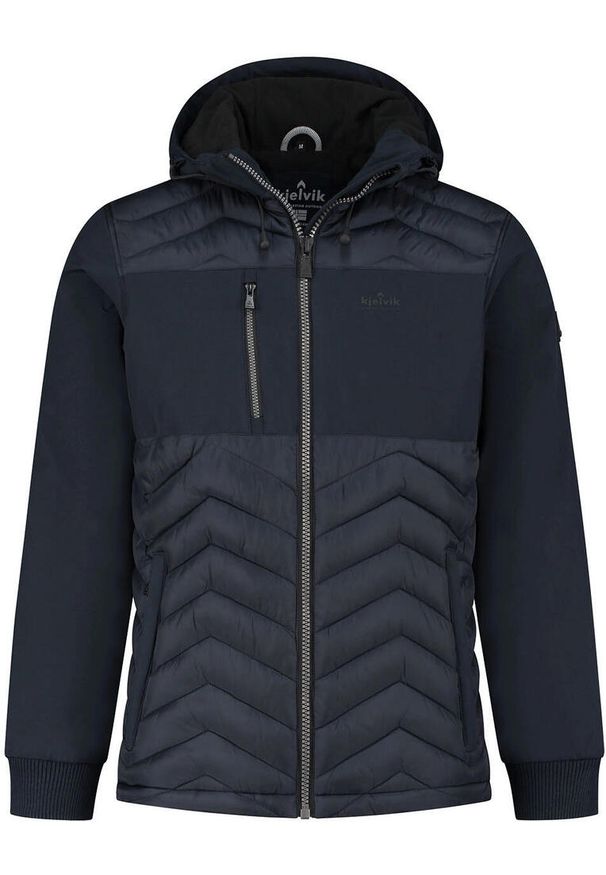 Jack Wolfskin - Wodoodporna kurtka zimowa Kjelvik dla mężczyzn Iven 50 Marine L. Kolor: niebieski. Materiał: elastan, poliester. Sezon: zima. Sport: turystyka piesza