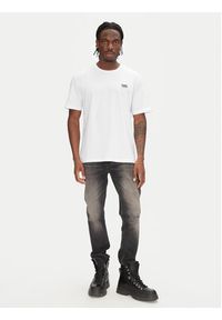 Just Cavalli T-Shirt 78OAHE11 Biały Regular Fit. Kolor: biały. Materiał: bawełna #5