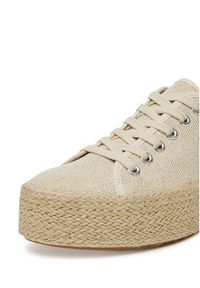 DeeZee Espadryle SH-052 Beżowy. Kolor: beżowy. Materiał: materiał #5