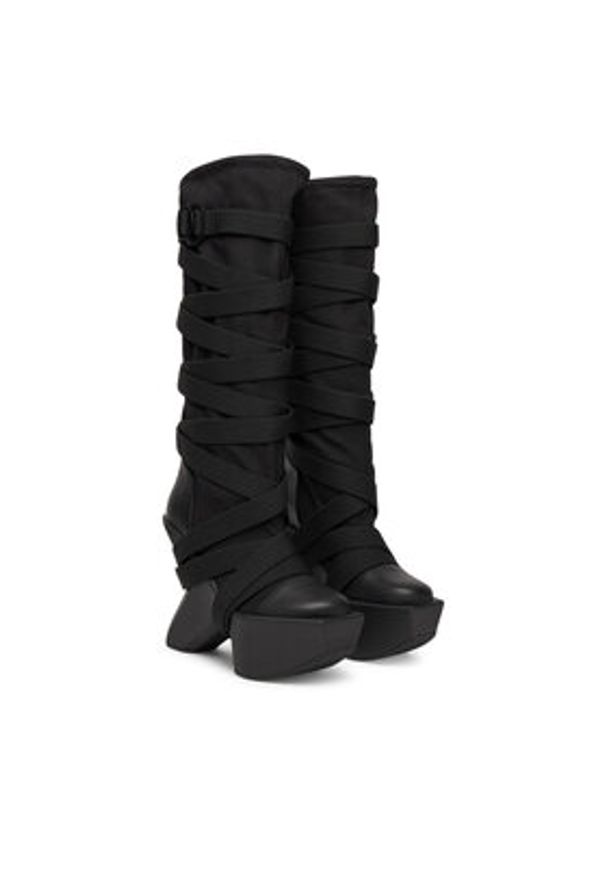 United Nude Kozaki Boulder Boot 109440154 Czarny. Kolor: czarny. Materiał: materiał