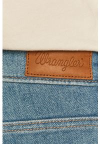 Wrangler - Jeansy High Rise Skinny. Stan: podwyższony. Kolor: niebieski #3