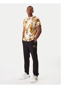 Versace Jeans Couture T-Shirt 80GAH6S0 JS543 Biały Regular Fit. Kolor: biały. Materiał: bawełna #5