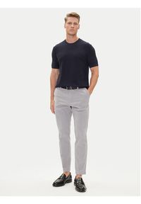 BOSS T-Shirt H-Ianni 50543161 Granatowy Regular Fit. Kolor: niebieski. Materiał: bawełna