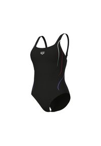 Damski kostium kąpielowy 1-częściowy Arena Ludovica Soft Curve Back. Kolor: czarny #1