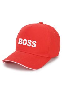 BOSS - Czapka z daszkiem Boss. Kolor: czerwony #1
