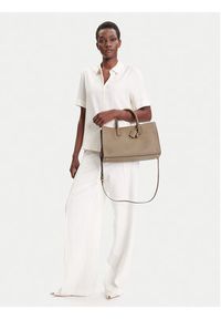MICHAEL Michael Kors Torebka Scarlett 30F4GETS2L Beżowy. Kolor: beżowy. Materiał: skórzane #6