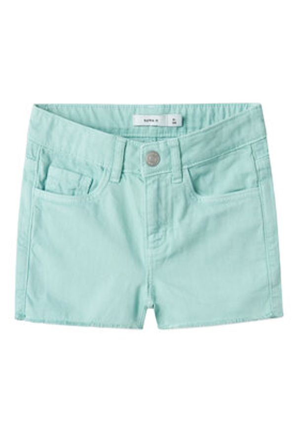 Name it - NAME IT Szorty jeansowe Rose 13239003 Niebieski Mom Fit. Kolor: niebieski. Materiał: bawełna