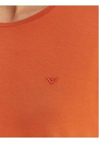 Emporio Armani T-Shirt EW003407 AF20240 U4098 Czerwony Regular Fit. Kolor: czerwony. Materiał: wiskoza #4