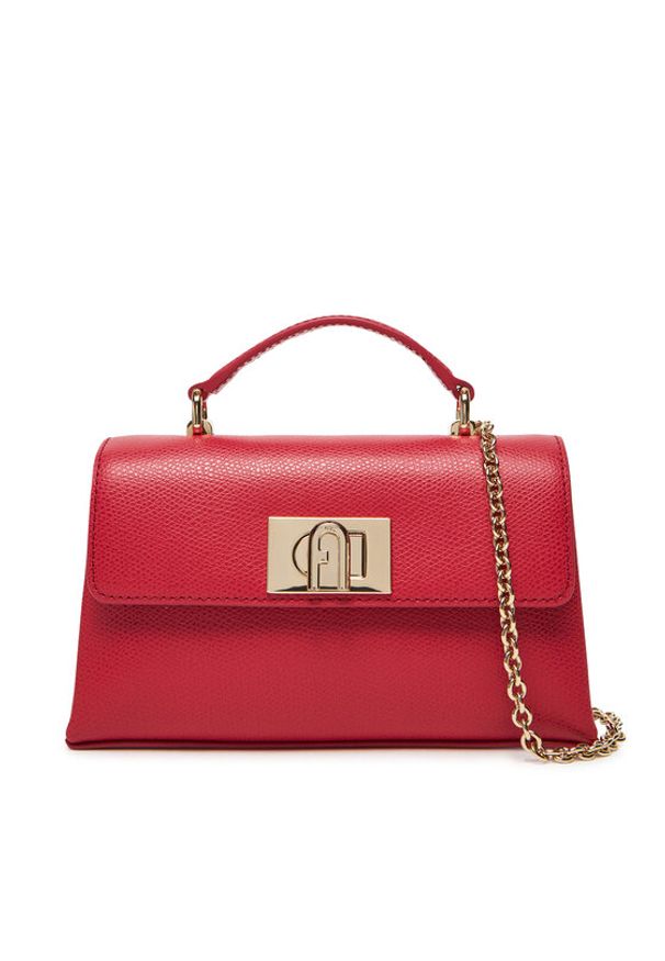 Furla Torebka 1927 WE00423 ARE000 CN RUB00 Czerwony. Kolor: czerwony. Materiał: skórzane