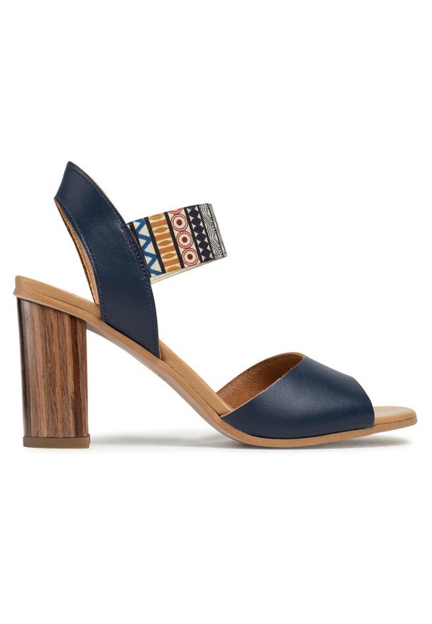 Sandały Ryłko. Kolor: niebieski