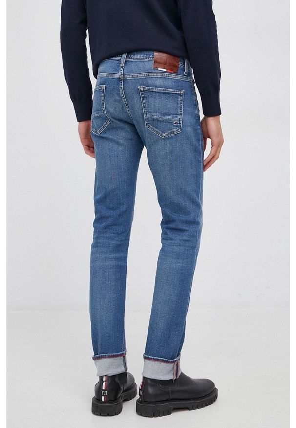 TOMMY HILFIGER - Tommy Hilfiger - Jeansy Bleecker. Kolor: niebieski