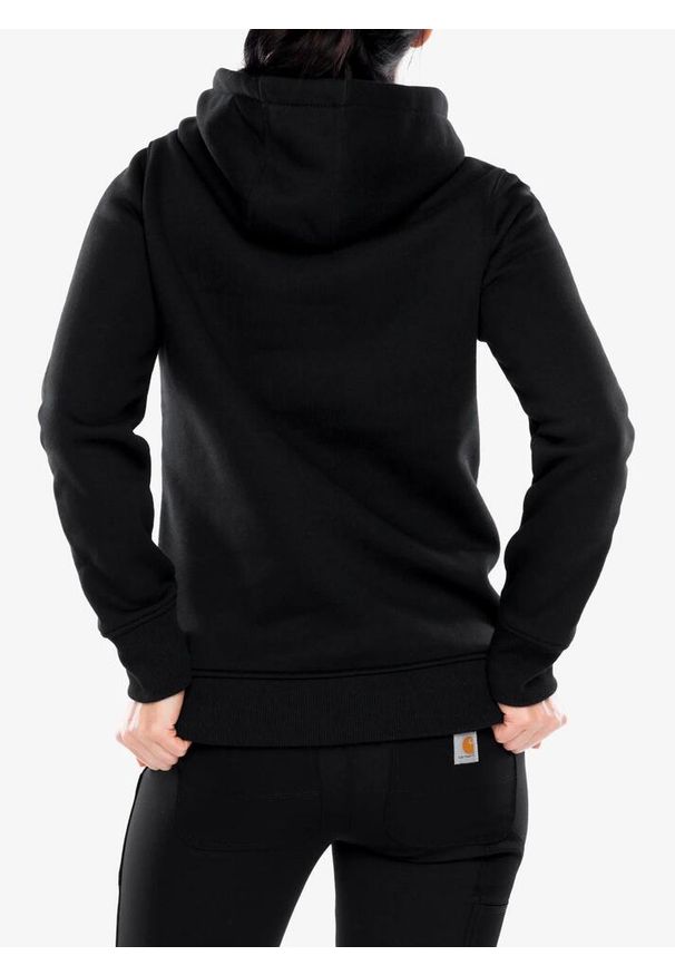 Bluza damska z kapturem Carhartt Relaxed Midweight Sweatshirt. Typ kołnierza: kaptur. Kolor: czarny